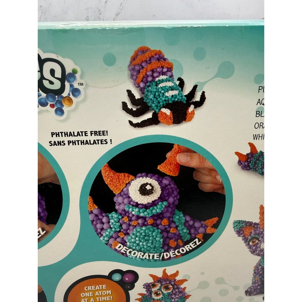 Orb Molecules Caticorn Building Kit Reusable Bonding Spheres Purple Aqua 5+‎ NEW